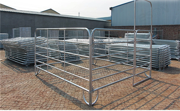 Galvanized Temporary Mobile Ranch Cattle Panels